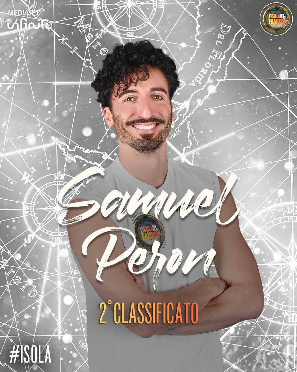 Samuel è il secondo classificato di questa edizione dell'#Isola! ✨
Grazie per averci mostrato la tua genuinità!
