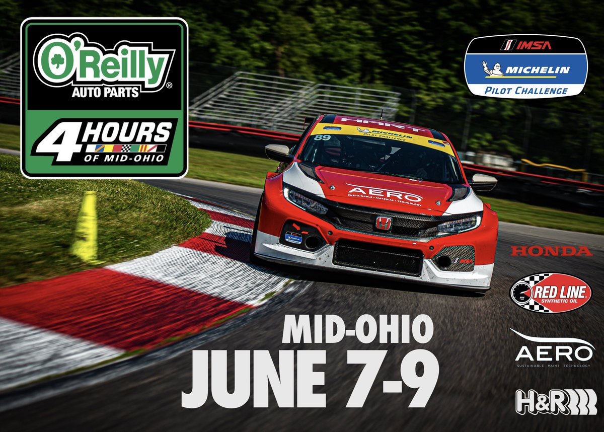 It’s RACE WEEK! We’re excited to return to our home track of Mid-Ohio THIS weekend as the headlining series.

Come join us Sunday, June 7th for the O’Reilly Auto Parts 4 hours of Mid-Ohio! 

#HART #89NICE #IMSA