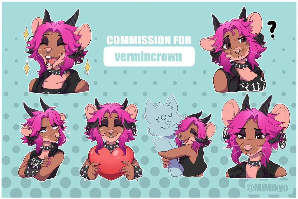 MiMiKyo__'s tweet photo. Commission for VerminCrown (Fiverr)  ❤✨ https://t.co/ykBvdXtkmy