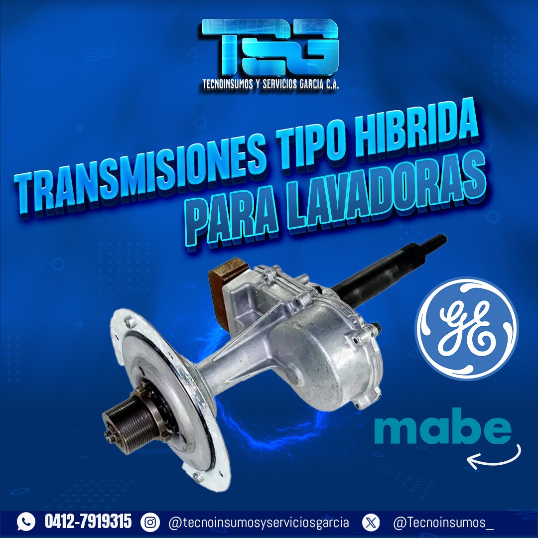 Dя. Nεgяo Mαиguεяa (@negromangueraa) on Twitter photo En <a href="/Tecnoinsumos_/">Tecnoinsumos y Servicios García CA</a> contamos con una gran variedad en stock de repuestos, como transmisiones tipo híbrida para lavadoras General Electric. Envíos a nivel nacional. 📦🚚 . Contáctanos 📲 En <a href="/Tecnoinsumos_/">Tecnoinsumos y Servicios García CA</a> contamos con una gran variedad en stock de repuestos, como transmisiones tipo híbrida para lavadoras General Electric. Envíos a nivel nacional. 📦🚚 . Contáctanos 📲
