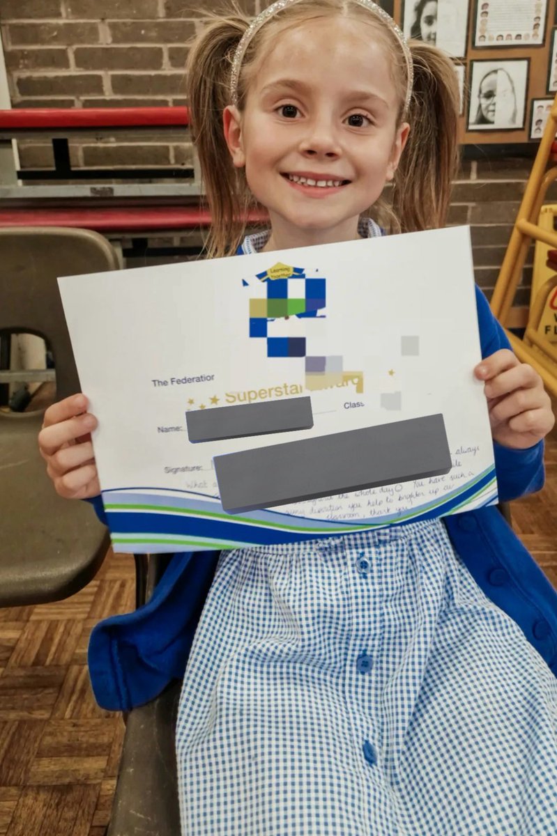 PTAustin316's tweet photo. So proud of my Little Nebby! Sophia is now on the road to the 2nd grade. Your mom and I are very proud. #SmartDaughter #LittleNebby https://t.co/fgpRWmc6zF