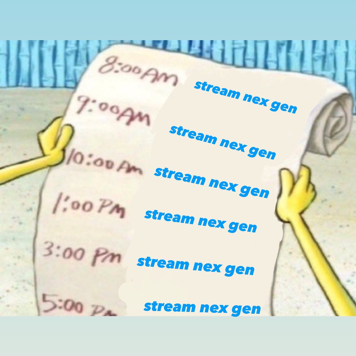 ANTIVISTSLAYER's tweet photo. actual look at every day of my life since may 24th https://t.co/RtMBblJZ0s