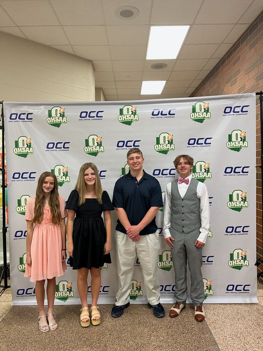 LCSMrPezo's tweet photo. Archie Griffin OCC award winners from both Ewing and Sherman! Congrats to all ! #GalePride https://t.co/3uCjNSh2X7