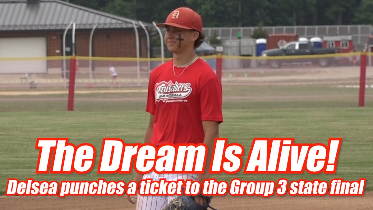 Delsea left no doubt against Allentown to advance to its first Group 3 state final in program history. Zach Maxwell and Austin Buchanan homered in the victory.

Watch the FULL highlights from Delsea's 9-1 win HERE: jerseysportszone.com/watch-wednesda…

<a href="/delseaathletics/">Delsea Athletics</a> | <a href="/gr3champs/">Joe Smith</a> |