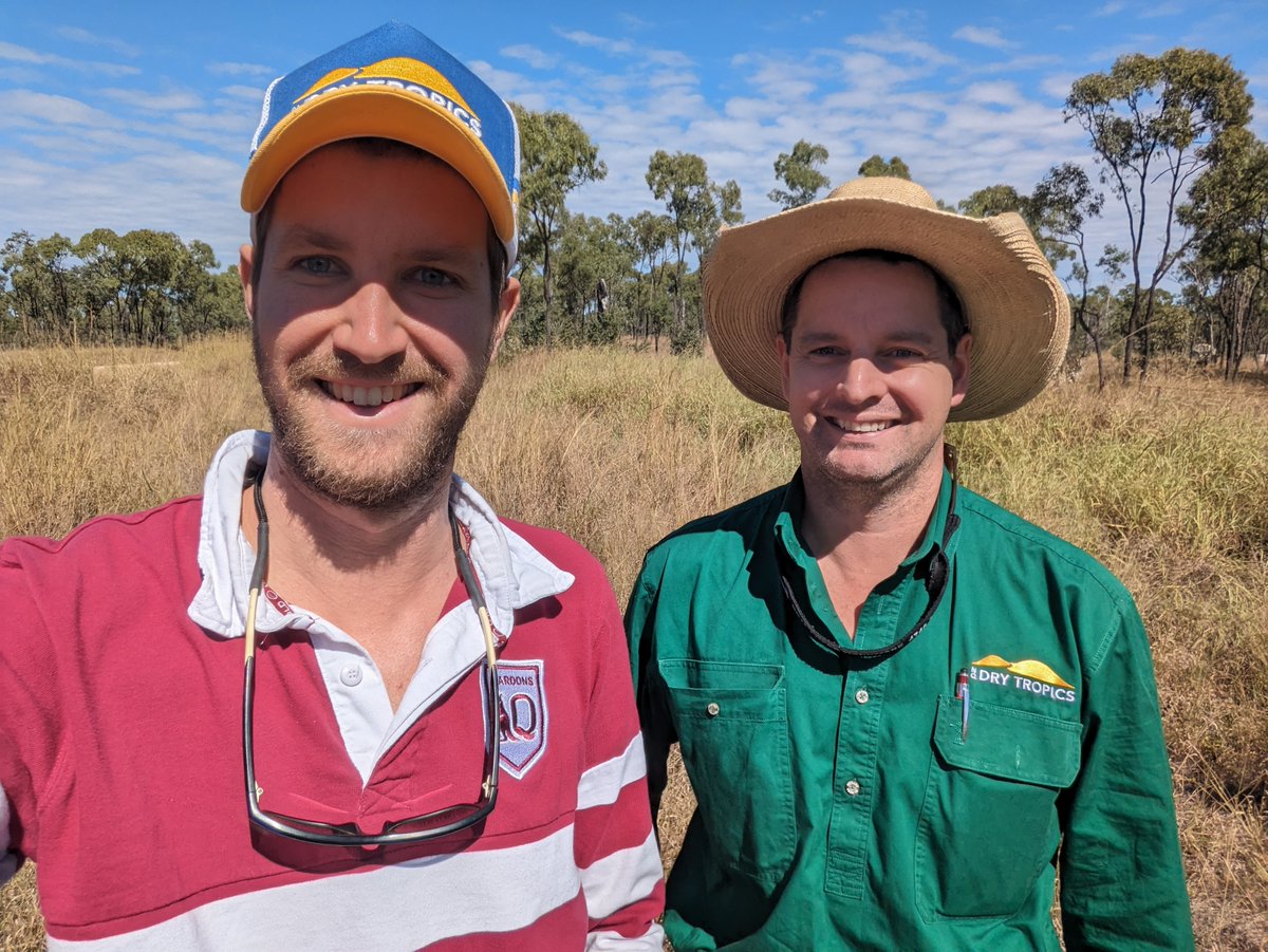 Grazing officers Josh &amp; Callum on Burdekin grazing properties developing projects to complement recently completed Grazing Resilience &amp; Sustainable Solutions (GRASS) action plans for land management.  These pics show them doing LCATs &amp; pasture ID for land condition assessments.