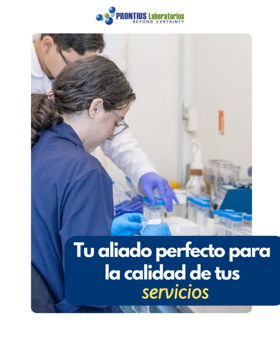 ProntiusLabsacv's tweet photo. ¿Buscas que tus productos cumplan con los más altos estándares de calidad? ¡Prontius es tu aliado perfecto para lograrlo! Confía en nosotros para garantizar la excelencia en cada análisis. 🌟
.
.
.
.
.
.
#calidad #servicio #prontiuslaboratorio #analisis #calidad https://t.co/3N4VfrxNbr