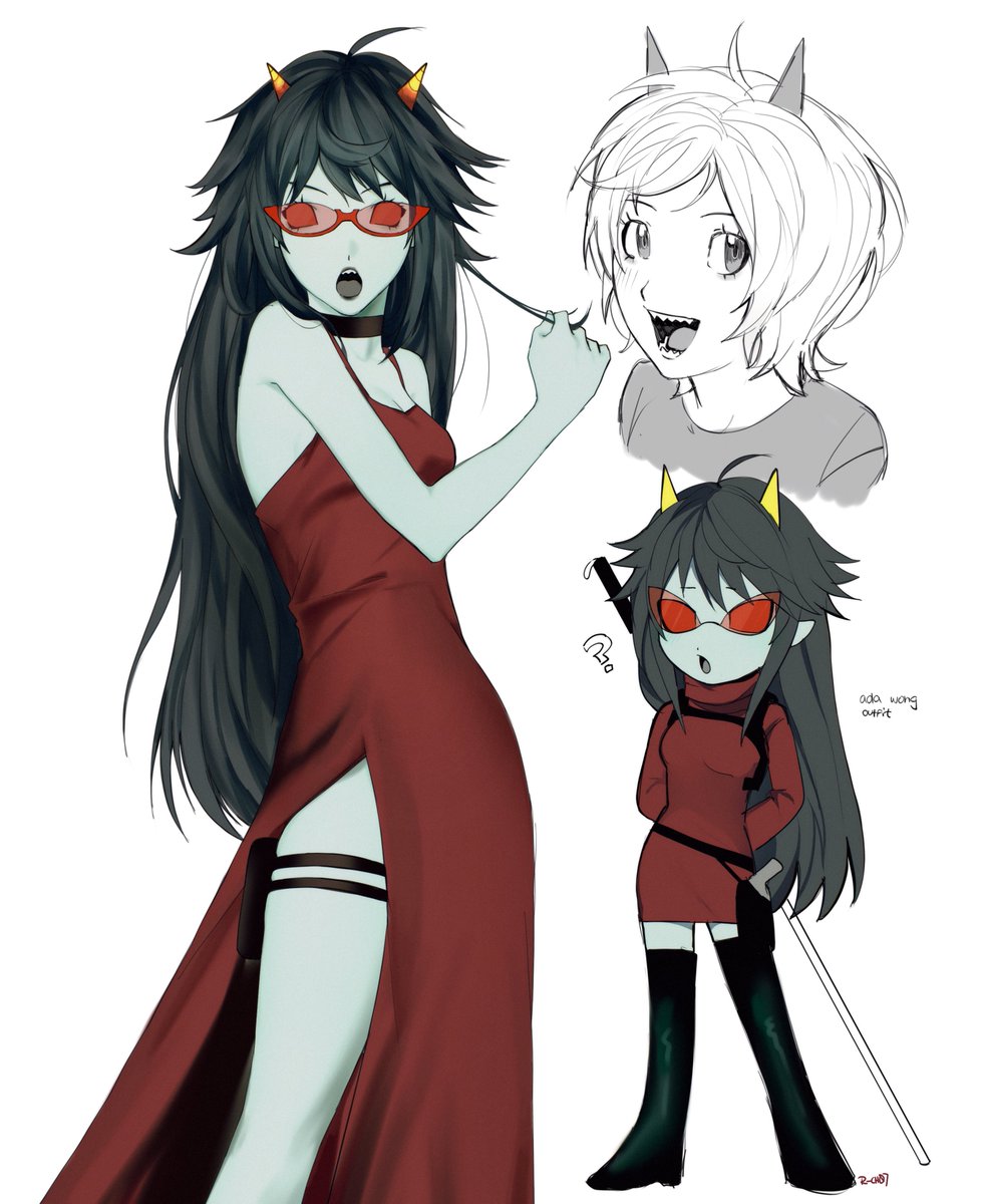 r_ch07's tweet photo. Terezi looks good with red!!! #homestuck https://t.co/SEmUDFg2fV