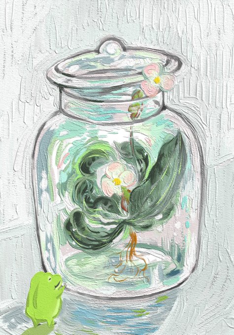 「watercolor (medium) white flower」 illustration images(Latest)