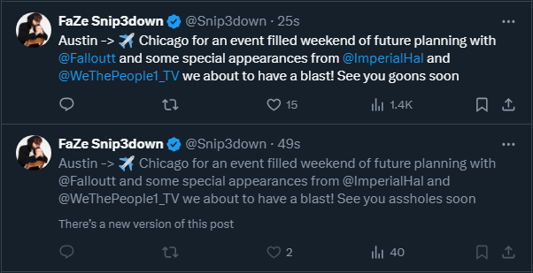 LoyalTV_'s tweet photo. Good Guy Snip3down 🧐🫡
#FaZeUp https://t.co/spw1aJHP33