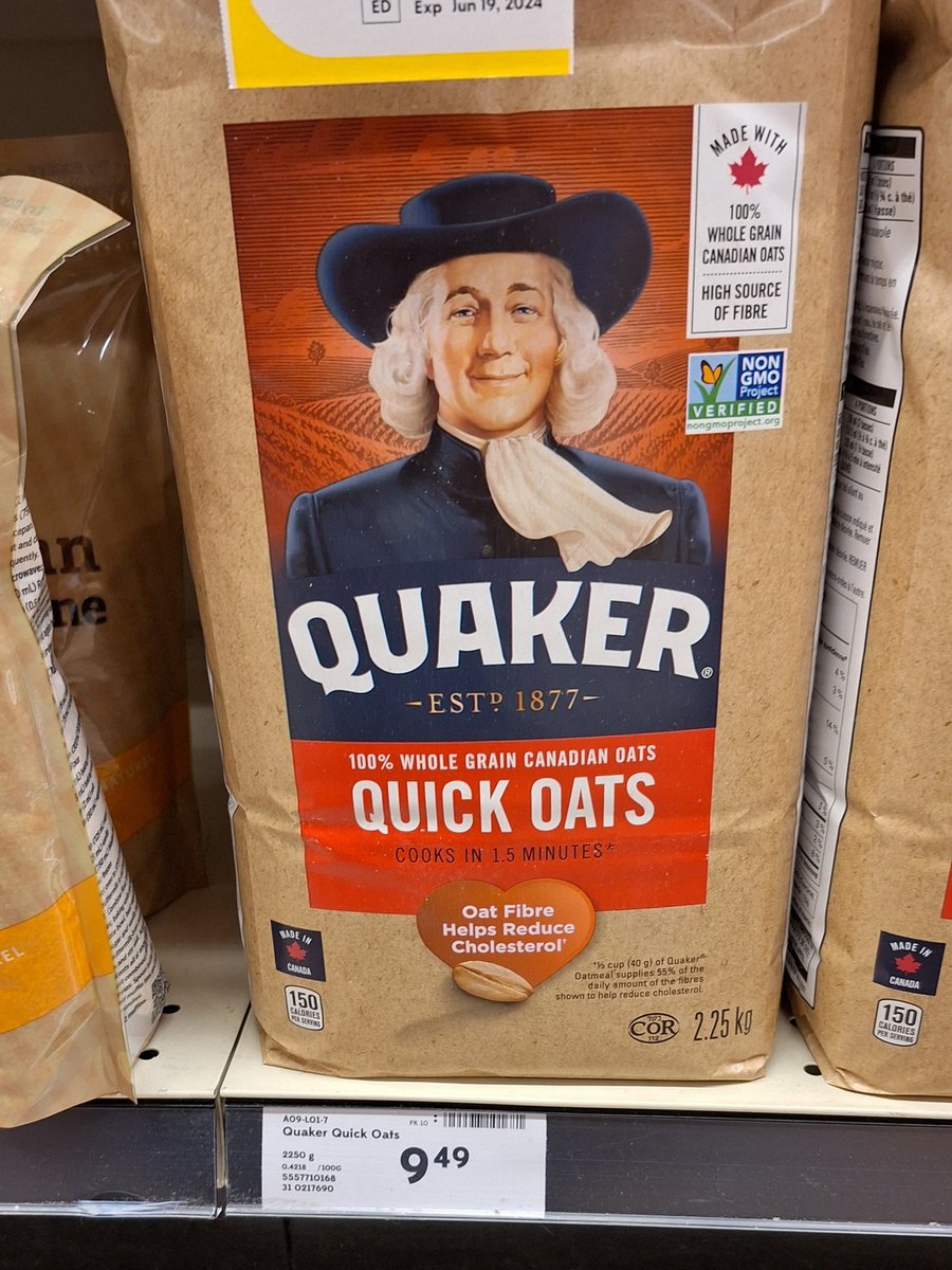 Was there some sudden, world-wide oat-blight I didn't hear about?

Up until...now...this had been usually $6.99.

<a href="/Safeway/">Safeway</a> strikes again

I'm going to be reduced to the cat food keto diet yet.

#greedflation