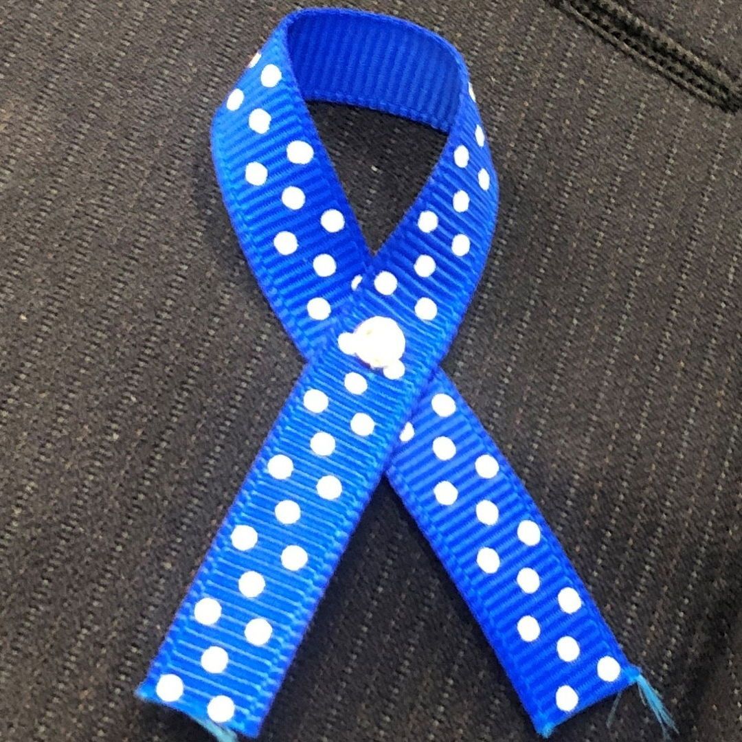 Bethany Care Society, Calgary Heritage Housing, Silvera for Seniors, Trinity Place Foundation, Onward Homes, and Unison, have joined forces this week to celebrate seniors through a blue-ribbon campaign during Alberta Seniors' Week. Here's a photo of the partners.