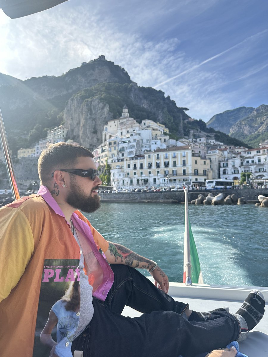 thecexoffender's tweet photo. in my brief 1 week Twitter perma suspension I decided to travel Italy from top to bottom ending in positano so of course I rented this yacht to drink champagne and eat cheese with my lady

now that my twitters back I guess it’s time to lock in and get back to work https://t.co/n1vjKldTOJ
