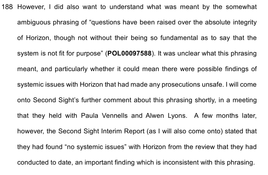 Sandybhoy777's tweet image. Did you question this ?

#postofficeinquiry

#ofcoursenot