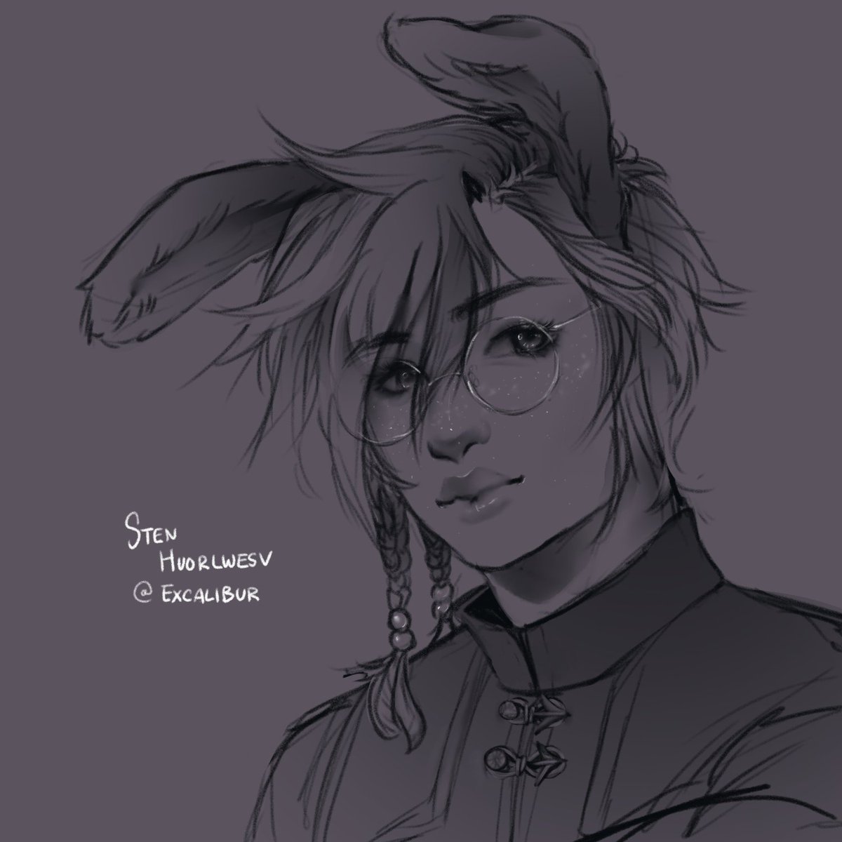 vitamin__soda's tweet photo. the bunnies... all the bunnies... staring into my soul

#drawstudioAP https://t.co/hj37NGCqF9