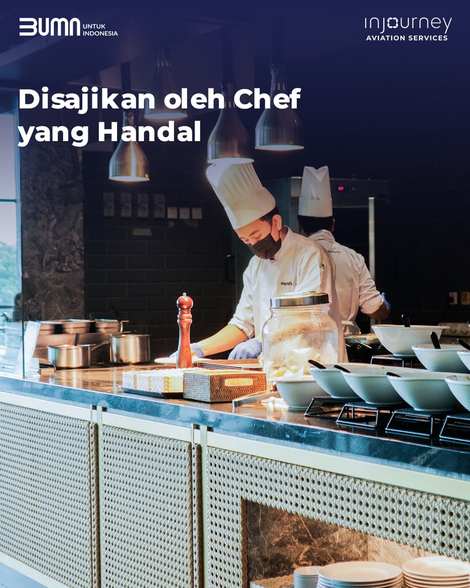Untuk perjalanan yang menyenangkan, pastikan Anda menunggu keberangkatan pesawat di lokasi yang nyaman, #IASPeople.

Salah satunya di Saphire Plaza Premium Lounge, yang menyediakan hidangan lezat dengan cita rasa lokal &amp; internasional dari chef handal kami.