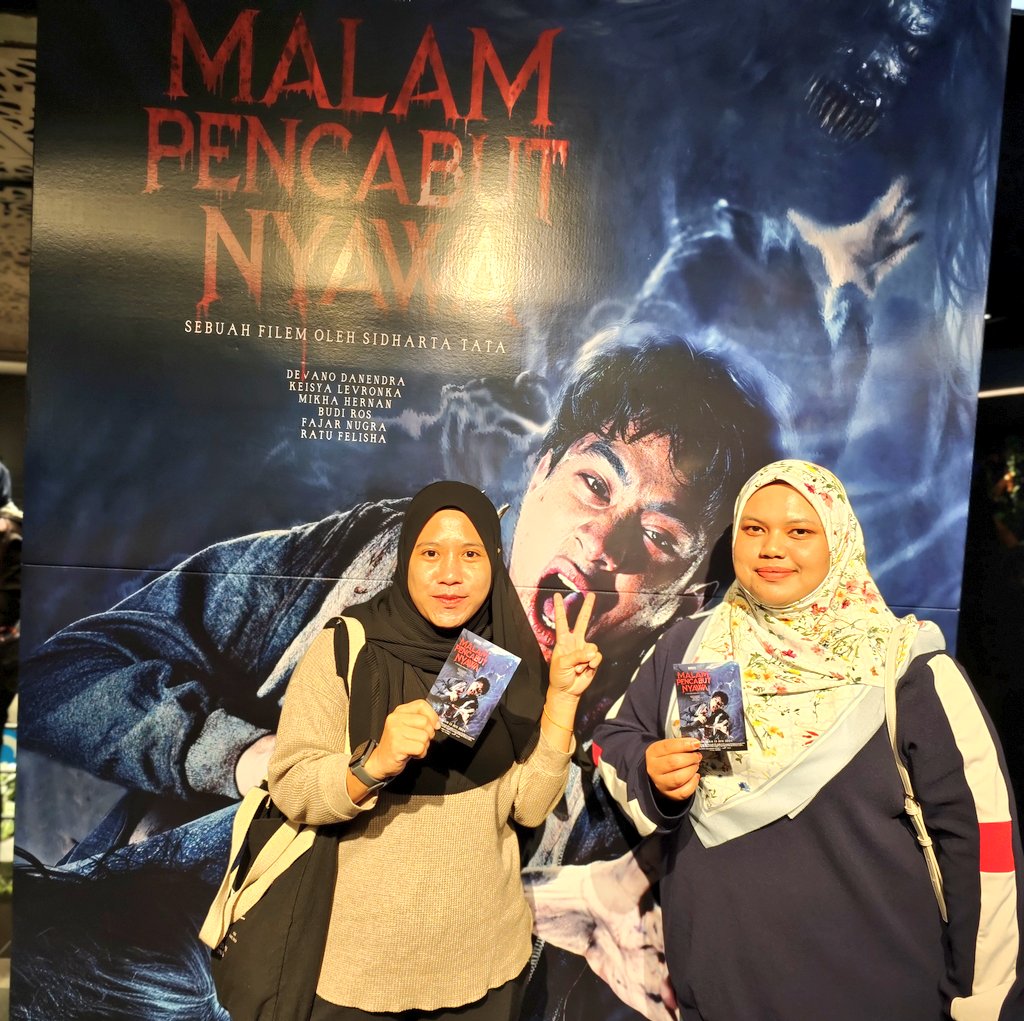 FlickXMY's tweet photo. Pemenang Tayangan Perdana #MalamPencabutNyawa di TGV 1 Utama https://t.co/VKFCk54Dgi