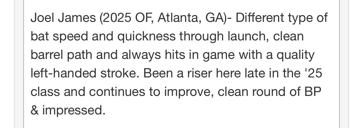 Thank you! <a href="/PGShowcases/">PG Showcases</a> <a href="/AlbeePG/">Michael Albee</a> <a href="/PG_Georgia/">Perfect Game Georgia</a>