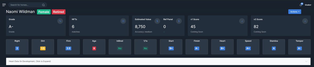 MaxWarpStables's tweet photo. This is what im talking about guys, im not FUD'ing for fun. I am a genuine believer in @photofinishgame and was a PFL maxi at one point. 
But when I cant sell a non 1/1 Filly with near 50% podium rate (even though she's only A-) for LESS than 4k DERBY. We've got a fckn problem. https://t.co/8tVEoZM8Zc