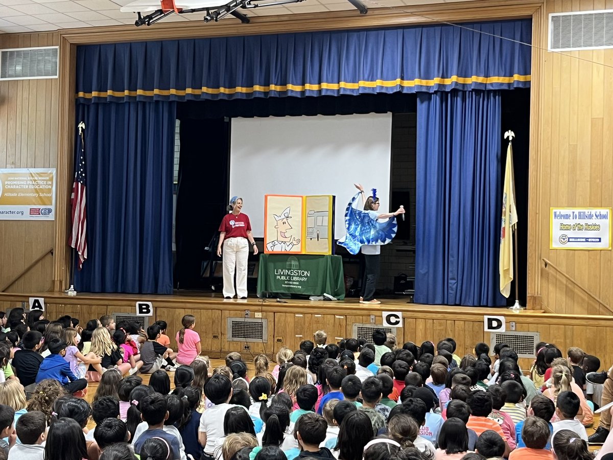 Special thanks to our friends from the Livingston Public Library for sharing about their fun summer programs! We enjoyed their acting, too! We know our Huskies will visit the library often this summer!