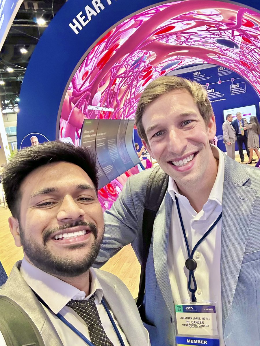 87Kulwinder's tweet photo. ASCO2024

Grateful to present my first poster in the US. It was an amazing experience to connect with lots of people who are enthusiastic about oncology.
I want to thank my mentor @jonathanloree for giving me this opportunity.✨

#ASCO24 #USMLE https://t.co/baUCehFSQE