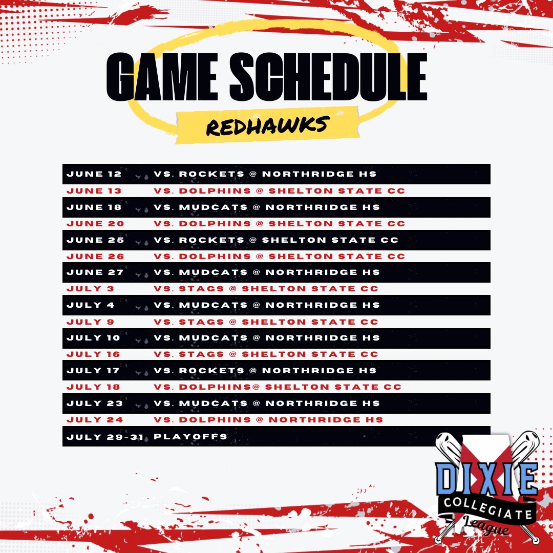 Dixie Collegiate League tweet media