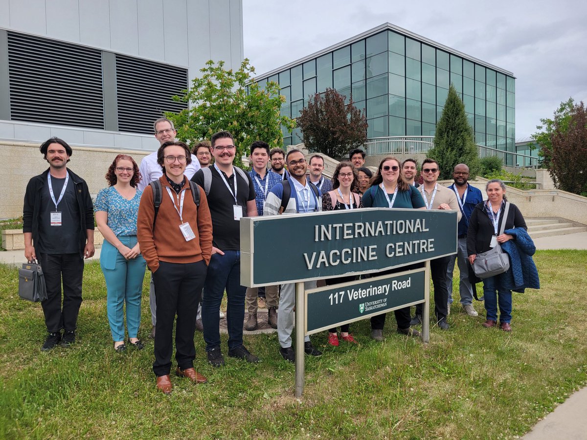 VIDOInterVac's tweet image. The past few days, virologists from across Canada (and the world) attended #CSV2024!  We had the pleasure of touring over 100 of those attendees through VIDO, highlighting our infrastructure and research! #shareknowledge #virology #research