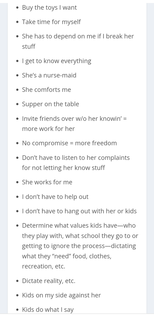 BerrySweetSugar's tweet photo. And this is what abusers have to say about why they do it. Understand that these women might be so gaslight by their abuser that they believe they really did provoke it. The abusers relished telling how they manipulate her into thinking she's the problem. https://t.co/eknJwV1KOd