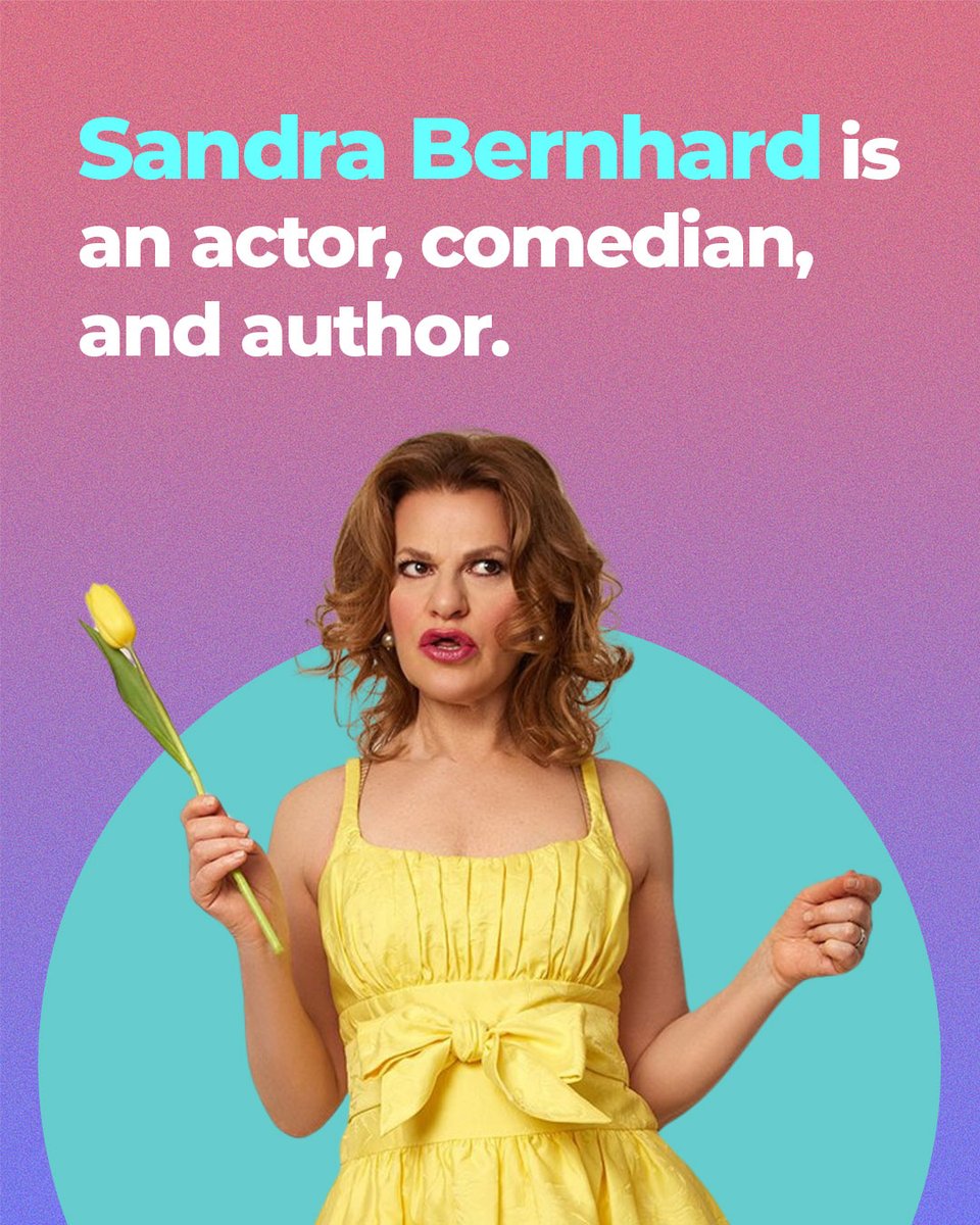 BiDotOrg's tweet image. Sandra Bernhard, born on June 6, 1955, is a name synonymous with wit, talent, and unapologetic authenticity. Happy birthday, you #bicon! @SandraBernhard  🌟🎤🎭🌈 bi.org/en/famous/sand…