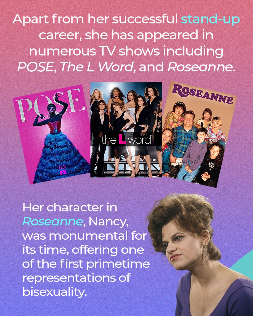 BiDotOrg's tweet image. Sandra Bernhard, born on June 6, 1955, is a name synonymous with wit, talent, and unapologetic authenticity. Happy birthday, you #bicon! @SandraBernhard  🌟🎤🎭🌈 bi.org/en/famous/sand…