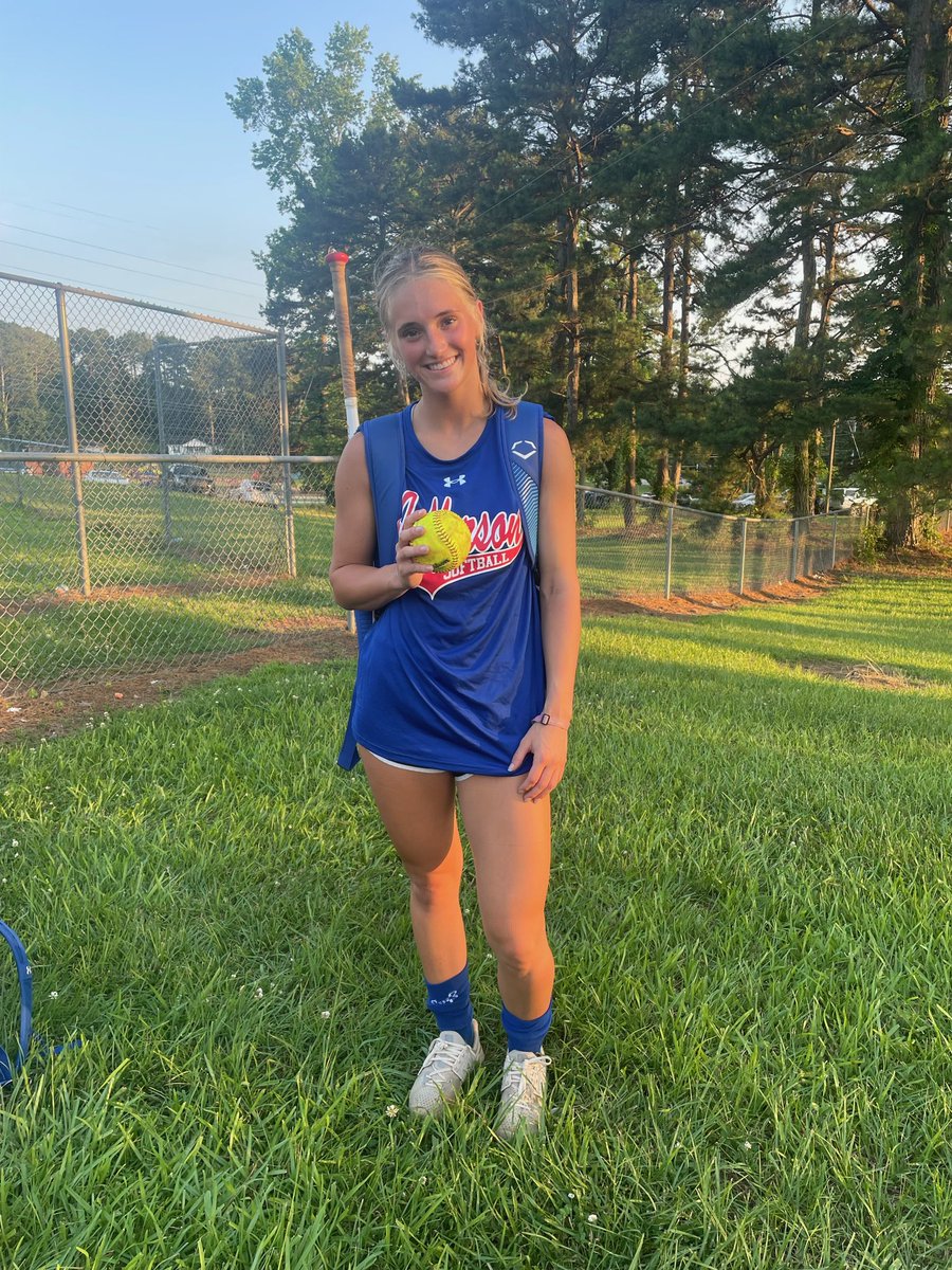 Proud of this girl and her hard work this off season!  Keep
Working!   Home-run!
