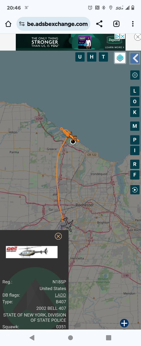curly0ctopus's tweet photo. @mcfw NYSP aviation unit assisting with a search near Round Pond along Edgemere in Greece https://t.co/Po6u4tyC5X