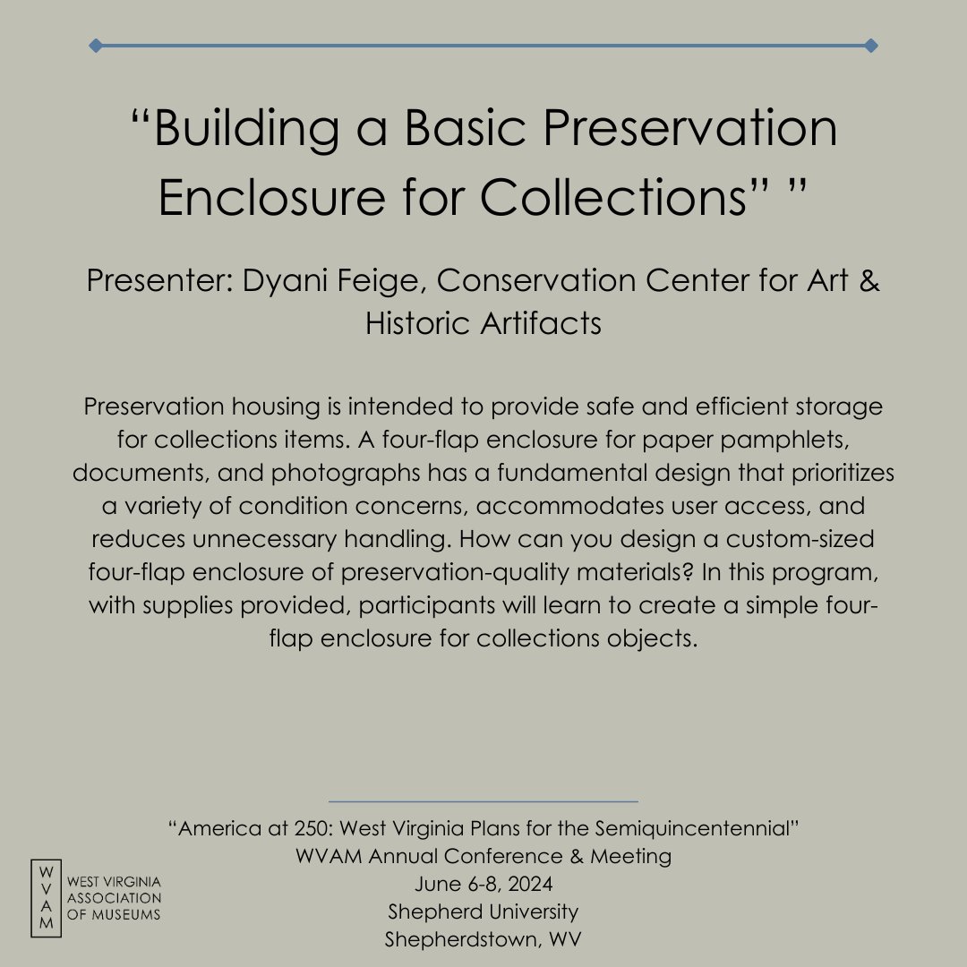MuseumsofWV's tweet image. Afternoon Session 2: 3:45PM - 5:15PM  #WVAM2024