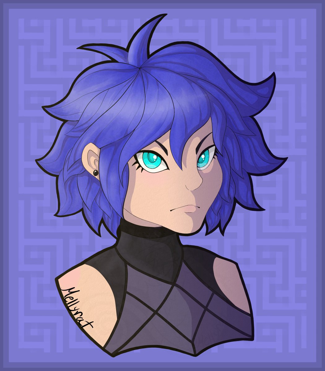 I lied here is another human comm for my pals <a href="/SeamusGold/">Seamus64</a> and @D3EINO. She is Seamus's oc named Vio! At this rate maybe I will actually be able to draw humans 

#digitalartist #artistontwittter #humanoc #commission #art #digitalart #ocart #commissionart