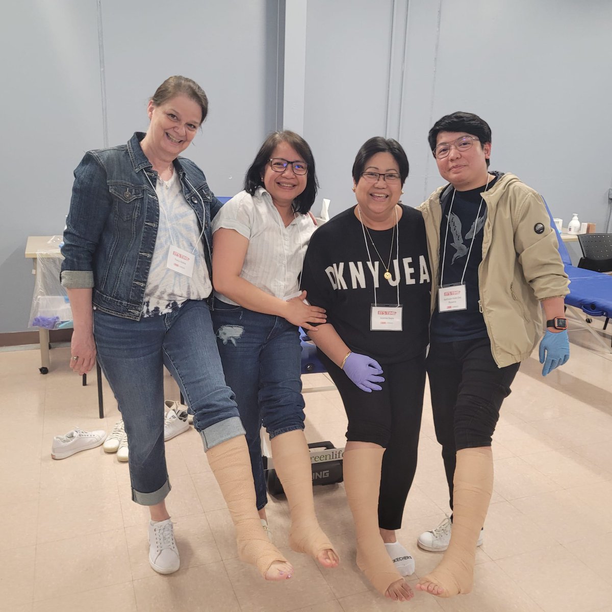 DiabeticFootCa's tweet photo. #WoundsCanada's in Middleton for the next stop in the #WoundCareChampion Program skills labs. Big thx to 
@HealthAssnNS for organizing the rollout &amp; @nshealth's @NSSeniors for their support. #WCCP is delivered in partnership w/ @RNAO &amp; funded by @ONThealth https://t.co/aO4KoO2yfr https://t.co/SZBiuH5zZ3