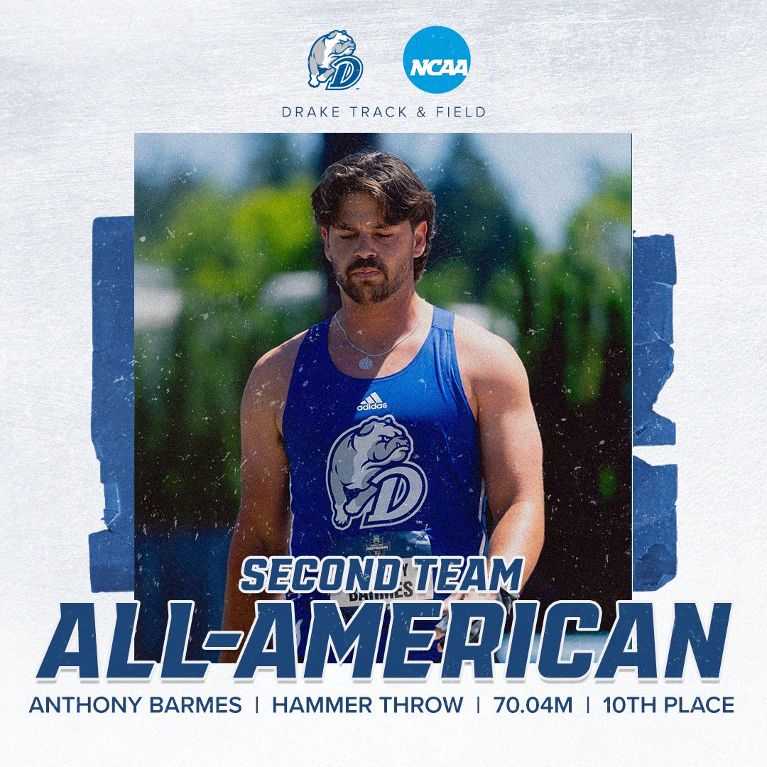 Drake_TFXC's tweet image. 𝘼𝙡𝙡-𝘼𝙢𝙚𝙧𝙞𝙘𝙖 𝘼𝙣𝙩𝙝𝙤𝙣𝙮 🇺🇸🇳🇿🔨

Finishing second in Flight 1 and 10th overall, Anthony Barmes earns Second Team All-America honors for the second year in a row ‼️

#DSMHometownTeam