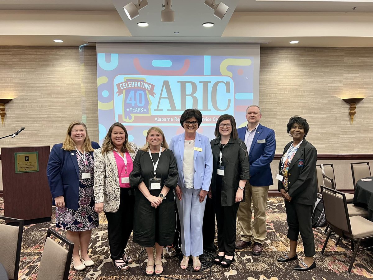 AUEARIC's tweet photo. Inservice Center Directors are attending and presenting at the Alabama Achievement Consortium. There have been pre-service teachers, ALSDE personnel, LEAs, and higher education faculty in attendance. #neverstoplearningAlabama https://t.co/D1r5E1y2VQ