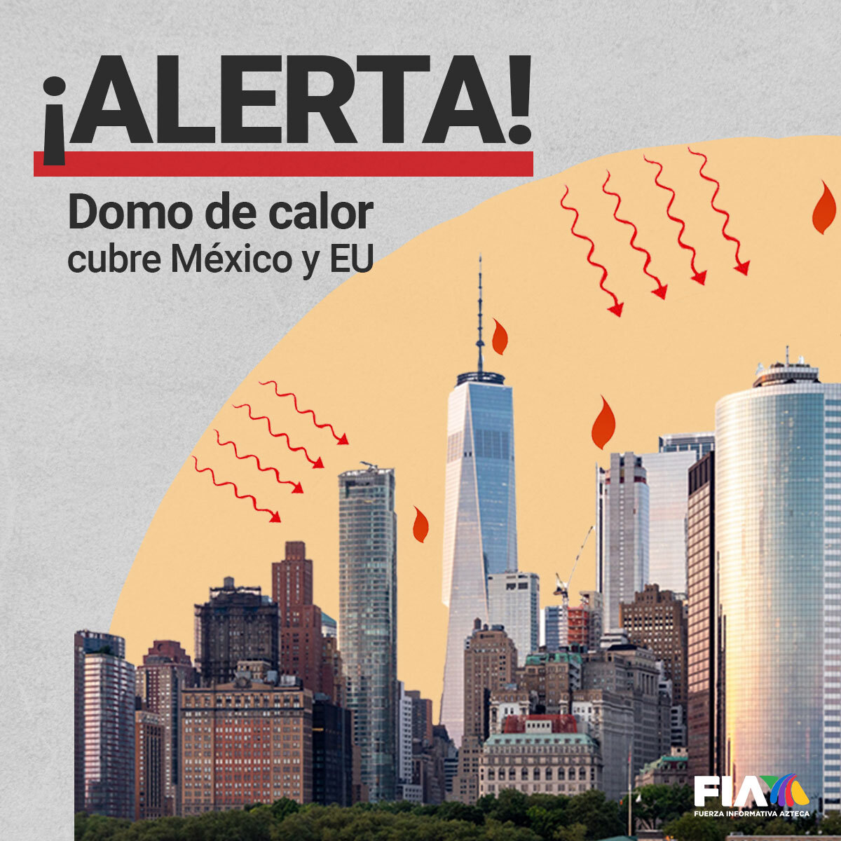 AztecaNoticias's tweet photo. ¡Estamos bajo un #DomoDeCalor! 🥵
Este fenómeno suele suceder entre la primavera y el verano. Ocasiona temperaturas por arriba de los 35°C que suelen resultar sofocantes para las personas.Incluso puede llegar a tener graves consecuencias para la salud; los niños y adultos mayores pueden ser los más afectados.
➡️https://t.co/d1GCawad3k