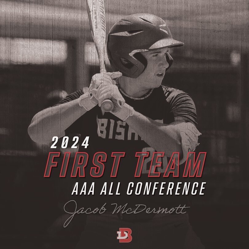 Congratulations to 6 of our Cavalier baseball fellas on earning ALL CONFERENCE honors! Well deserved, keep up the work!  #BISHOPdubourg #Cavalierbaseball #DBbaseball #highschoolbaseball