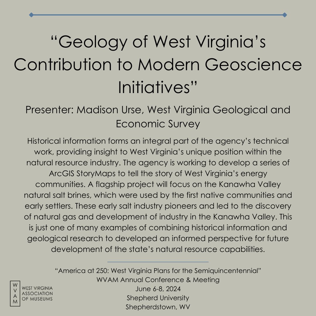 MuseumsofWV's tweet image. Morning Session 2: 10:15AM - 11:15AM #WVAM2024