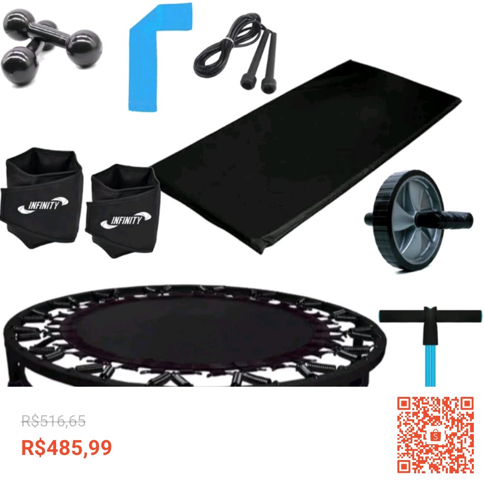 BestBuy422032's tweet photo. Kit Ginástica para treino de Aeróbico com Mini Jump com 6% de desconto! Somente R$485,99. Encontre na Shopee agora! https://t.co/0nIGG8wGti
 #ShopeeBR #malhar #treinar #academia #casa #pulapula #gym https://t.co/gp7RVoM1E2