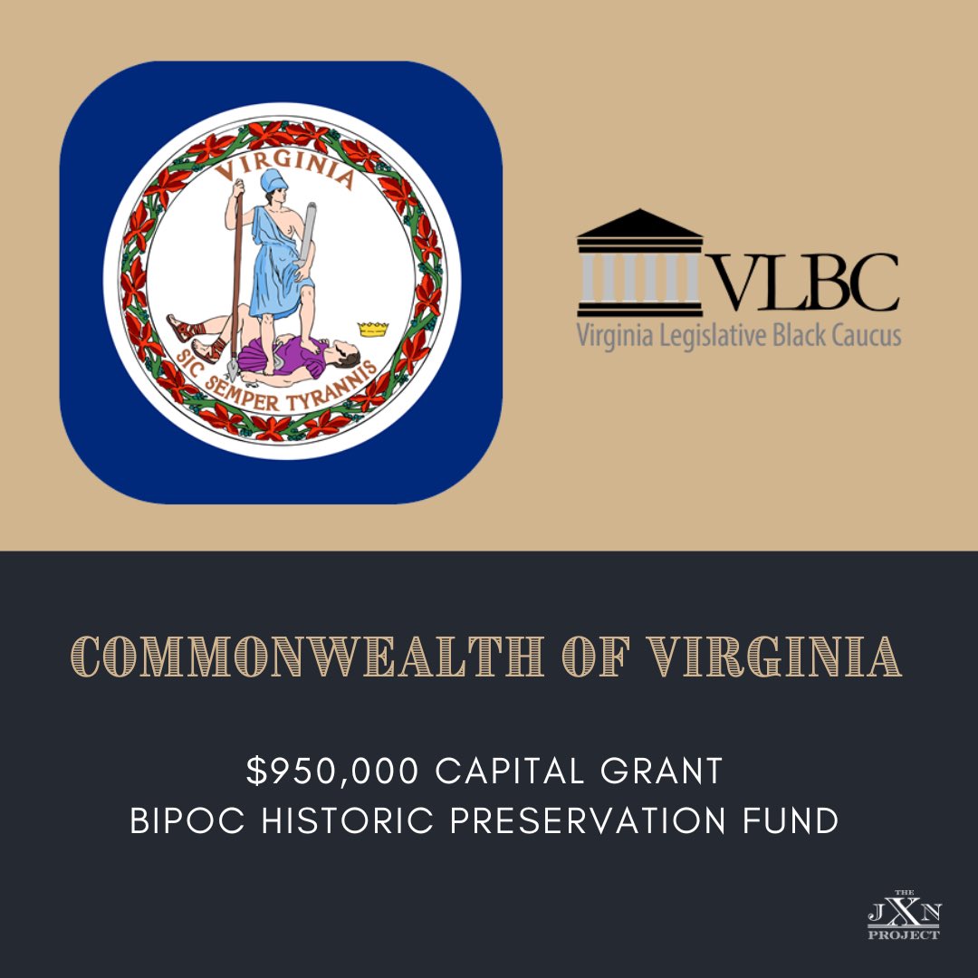JXN is proud to announce the following grants as it prepares to close out FY2023, which brings us to nearly $4M of the first phase of our $5.68M fundraising goal for “The Skipwith-Roper Homecoming” and one step closer to breaking ground! #thejxnproject