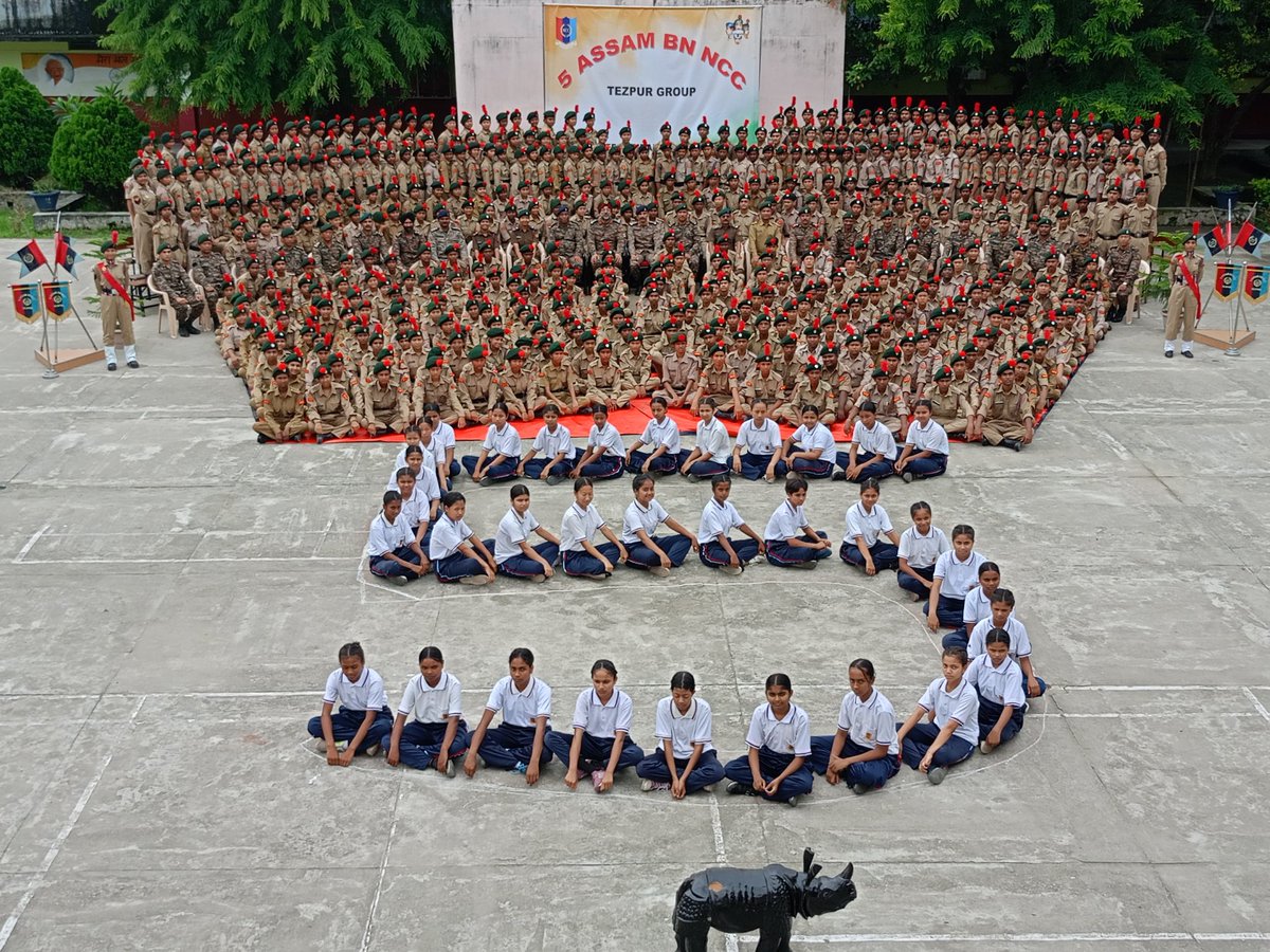 nccner's tweet photo. Gp Cdr, Tezpur Gp NCC, visited CATC 29 and inspired #5AssamBnNCC cadets with his impactful words. He motivated them to strive for excellence, boost their awareness, master time management, and be outstanding individuals. Let's rise to the challenge! 🌟💪 @HQ_DG_NCC https://t.co/ws17uq7gdO