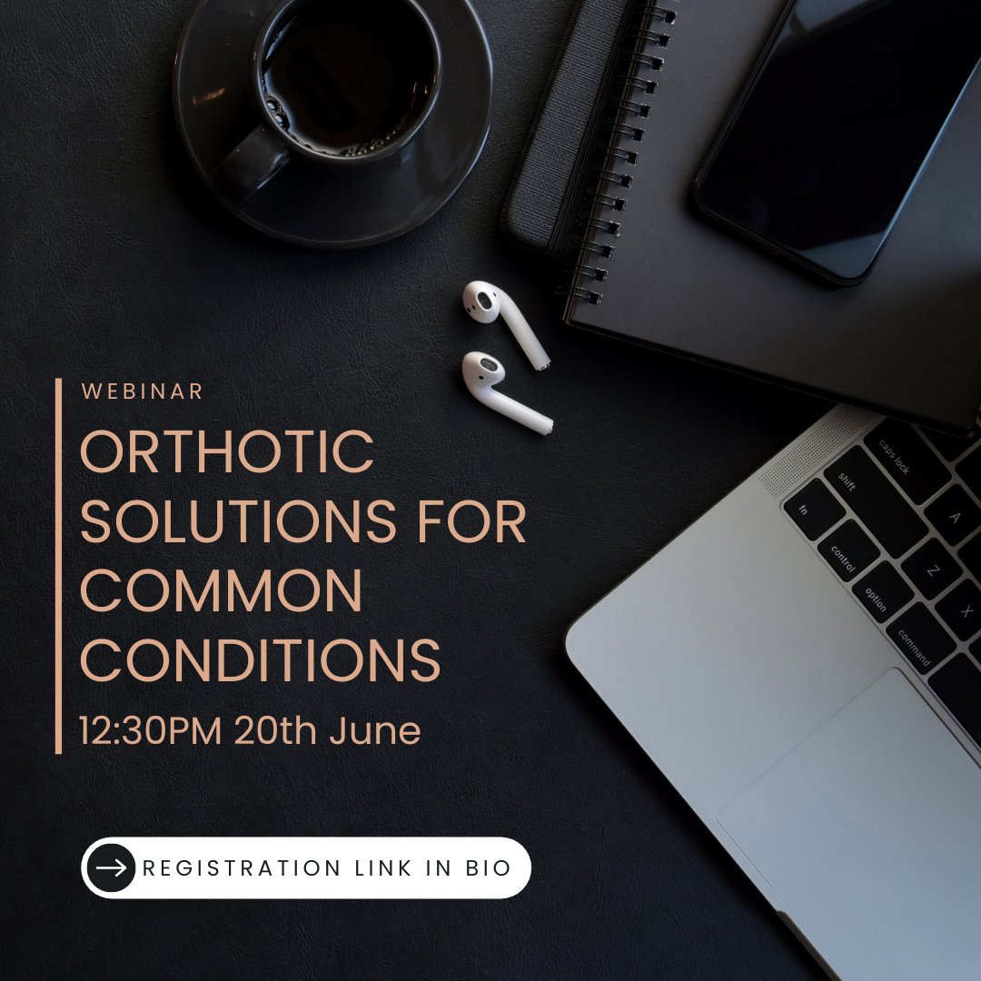 OrthotechLab's tweet photo. 🌟 Welcome to our new webinar series: Orthotic Solutions for Common Conditions! 🌟

📅 Don't miss out as our Managing Director, Kahlil Wilson, walks you through effective solutions for these conditions. Follow the link to register: https://t.co/h6K6FlUDsp https://t.co/D2NRbDuyzs