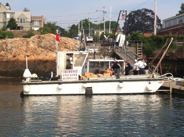 The Marblehead Fireworks Committee is pleased to announce the following details about the July 4th Fireworks and Harbor Illumination 2024:
Sunset on July 4th is at 8:25 PM. The Harbor Illumination is scheduled to start at 9:00 PM when flares are lit all around the perimeter of