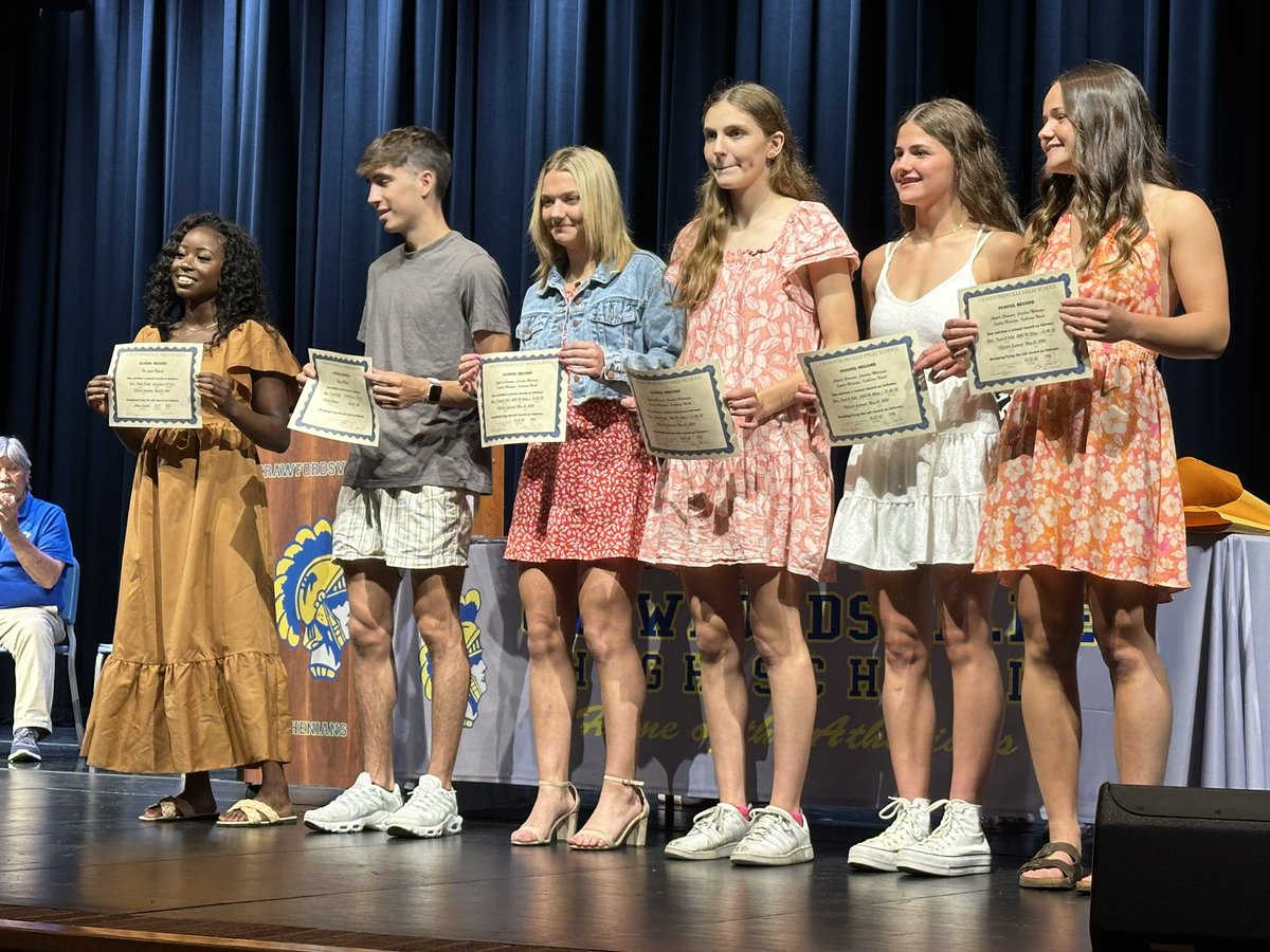 Mental Attitude Awards: 
Guin Schmitzer-Torbert and Ryan Miller

New CHS Record Holders:
100m &amp; Long Jump - Na’arah Byard
3200m - Ryan Miller
4x800m - Caroline Melevage, Sophia Melevage, Skylah Strawser, Katherine Novak