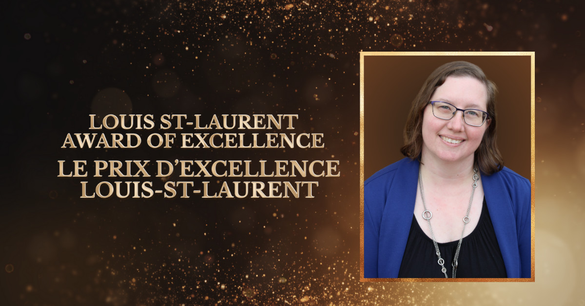 CBA_News's tweet photo. Melanie Bueckert is the 2024 winner of the Louis St-Laurent Award of Excellence. This is the CBA's highest award, recognizing a lifetime of outstanding service to the Association and to the law. Join us in congratulating her. Learn more: https://t.co/xgsRuGTQbZ https://t.co/1D5sTfmFSY
