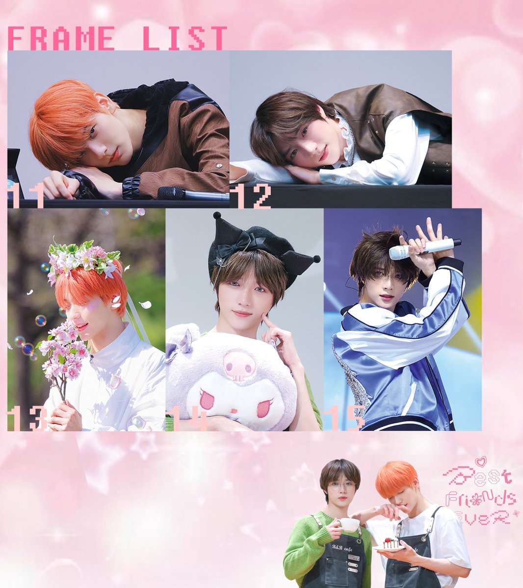 BF_ever_'s tweet photo. ✰
˗ˋˏ 𝘽𝙚𝙨𝙩 𝙁𝙧𝙞𝙚𝙣𝙙𝙨 𝙀𝙫𝙚𝙧 𝘾𝙝𝙖𝙥𝙩𝙚𝙧.2 ˎˊ˗ 

Photo frame&amp;Goods 🐰🧸 
~ 2024.06.20

Frame https://t.co/78xc6ciMVb
Goods https://t.co/42WJE3U80E

ᡣ𐭩굿즈와 액자는 합배송이 불가능합니다!
ᡣ𐭩RT추첨 1분께 슬로건을 보내드립니다 ◡̈

#SOOBIN #BEOMGYU #단짝즈 https://t.co/bNvOn89OvJ