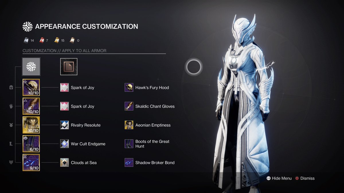 notmashed's tweet photo. This Prismatic build is fun and it competes in harder content 🥷 Constant radiant, restoration, woven mail, & solar and strand buddies 🍃☀️ Use The Call to break the tangles for extra Pow 💥

Facet of Purpose & Dawn 👩‍🍳😽 @Bungie #TheFinalShape #Destiny2