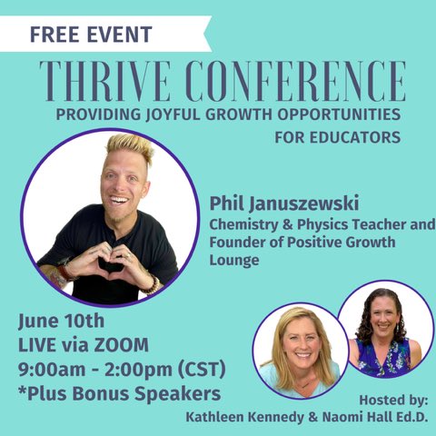 So excited to contribute to the resources and joyful growth through the FREE Thrive Conference for Educators this Monday, June 10th! 

The conference will be going LIVE on Monday from 9am - 2pm cst. You can register for free in the link below! 

therecoveringeducator.com/opt-in-thrive-…