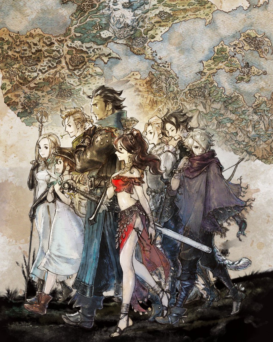Pleased to announce that Octopath Traveler is now available on <a href="/PlayStation/">PlayStation</a> 5 and PS4.